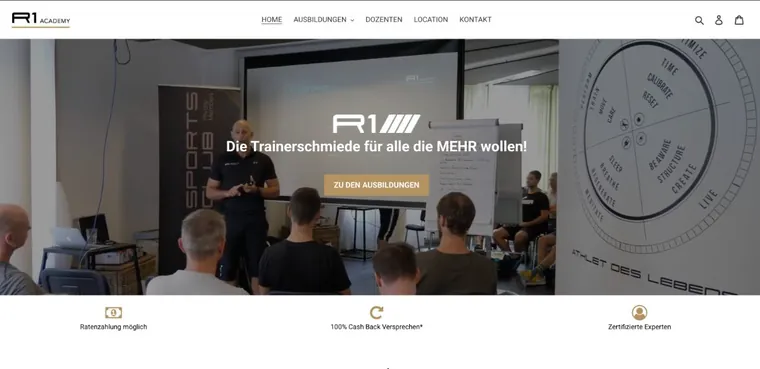 R1 Academy Website
